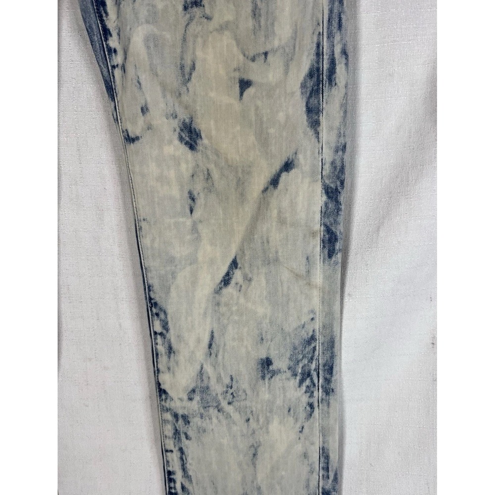 Akoo Jeans Men's 34x34 Tie Dye Print Blue Multicolor Distressed Street Wear - Picture 5 of 11